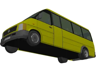 Volkswagen LT Bus [+Interior] 3D Model preview