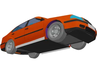 Skoda Octavia 3D Model preview