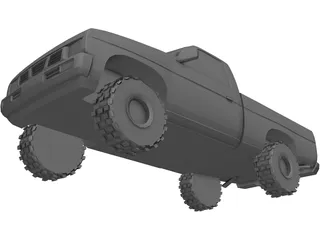 Nissan Pickup (1996) 3D Model preview