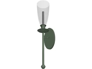 Lamp Wall 3D Model preview