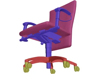 Chair Arms Task 3D Model preview