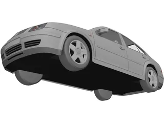 Volkswagen Bora 3D Model preview