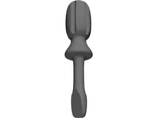 Toy Screwdriver 3D Model preview