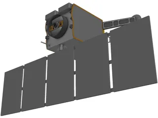Space Based Infrared Satellite (SBIRS) 3D Model preview