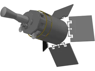 Defense Satellite (DSP) 3D Model preview