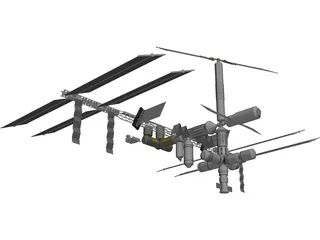 International Space Station 3D Model preview