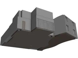 Library [+Interior] 3D Model preview