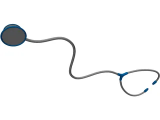 Stethoscope 3D Model preview