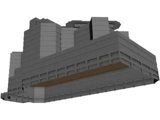 Hospital 3D Model preview