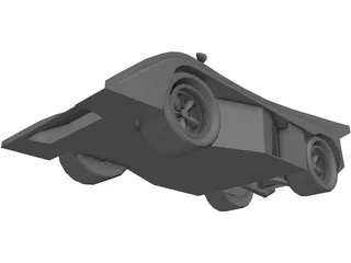 McLaren Race Car (1972) 3D Model preview