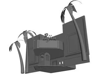 Bijou Theater 3D Model preview