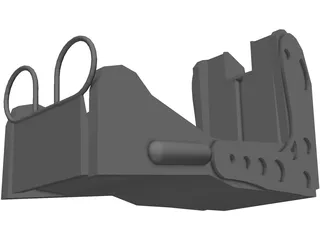 Ejection Seat 3D Model preview