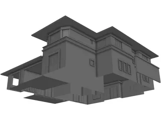 California House 3D Model preview