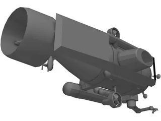 Submersible 3D Model preview