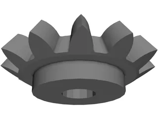 Bevel Pinion 3D Model preview