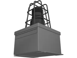 Strobe Light 3D Model preview