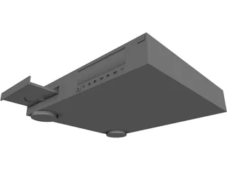 CD Player 3D Model preview