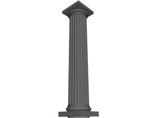 Column 3D Model preview