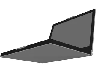 Dell Laptop Notebook 3D Model preview