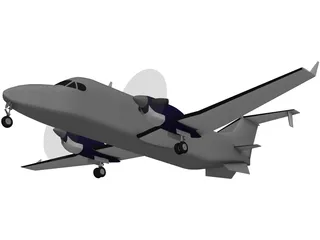 Beechcraft 1900-D 3D Model preview