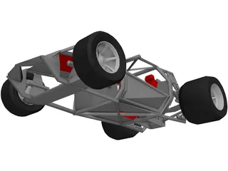 Dune Buggy 3D Model preview
