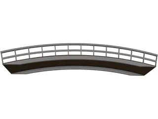 Wood Bridge 3D Model preview