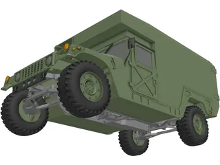 M997 Ambulance 3D Model preview