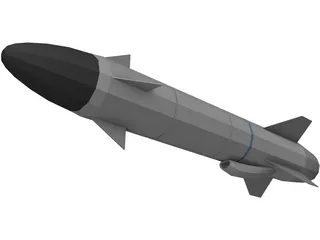 Missile Penguin Anti-Ship 3D Model preview