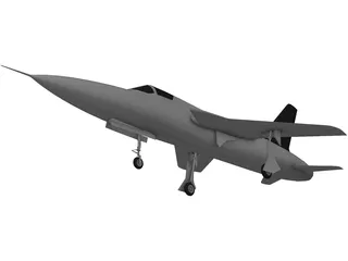 F-105 Thunderchief 3D Model preview