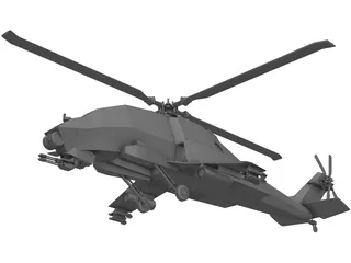 Westland Wasp 3D Model preview