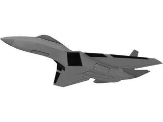 Sukhoi Su-60 Stealth 3D Model preview