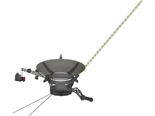 Voyager Probe 3D Model preview