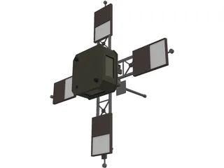Mariner 1 Space Probe 3D Model preview