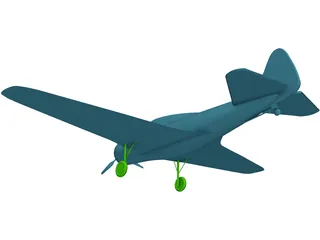 Douglas TBD-1 Devastator 3D Model preview