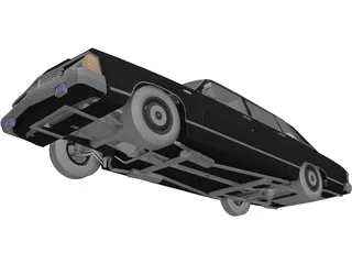 GAZ-14 Chaika (1977) 3D Model preview