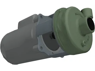 Electric Pump 3D Model preview