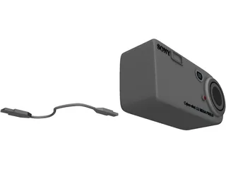 Sony Cyber-Shot Digital Camera 3D Model preview