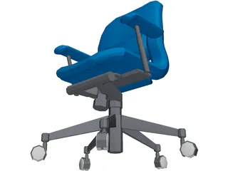 Office Chair 3D Model preview