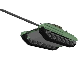 T90 Russian Main Battle Tank (MBT) 3D Model preview