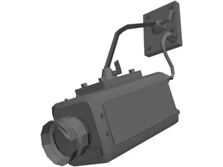 Video Security Camera 3D Model preview