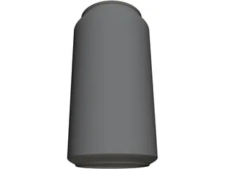 Can Soda Closed 3D Model preview