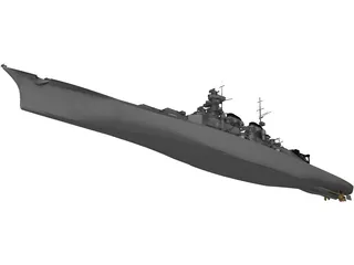 H-class Battleship 3D Model preview