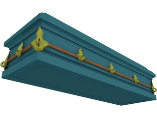 Coffin 3D Model preview