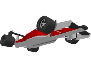 Race Car 3D Model preview