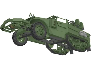 US M 16 3D Model preview