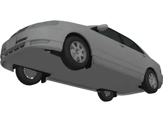 Toyota Corolla (2000) 3D Model preview