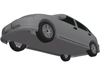 Honda Civic (2000) 3D Model preview