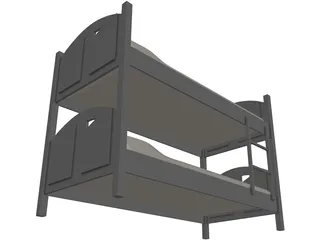 Bed 3D Model preview