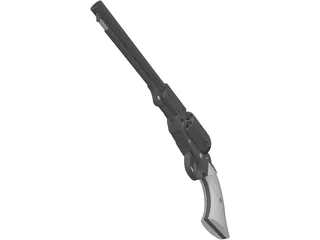 Colt Dragoon 3D Model preview
