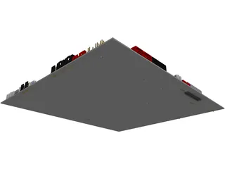 Motherboard 3D Model preview